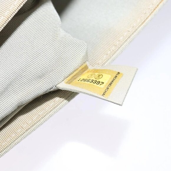 CHANEL Chain Shoulder Bag Nylon Gray CC Auth bs25857 - Picture 11 of 16